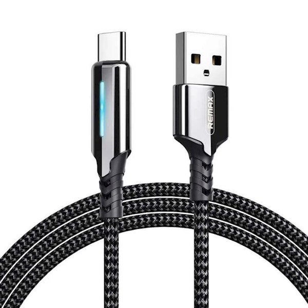 USB კაბელი REMAX Gonyu Series 2.4A Data Cable RC-123a 1m Black USB კაბელი REMAX Gonyu Series 2.4A Data Cable RC-123a 1m Black